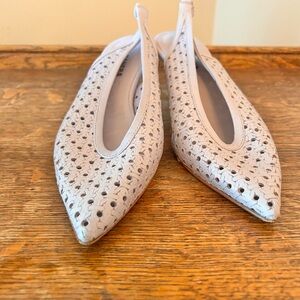 Chic Cream Slingback Flats